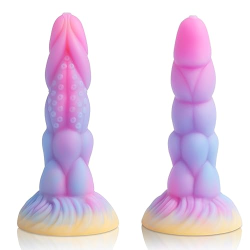 8.14 in Fantasy Tentacle Realistic Monster Dildo Adult Sex Toys, Big Huge Thick Anal Dildo with Strong Suction Cup