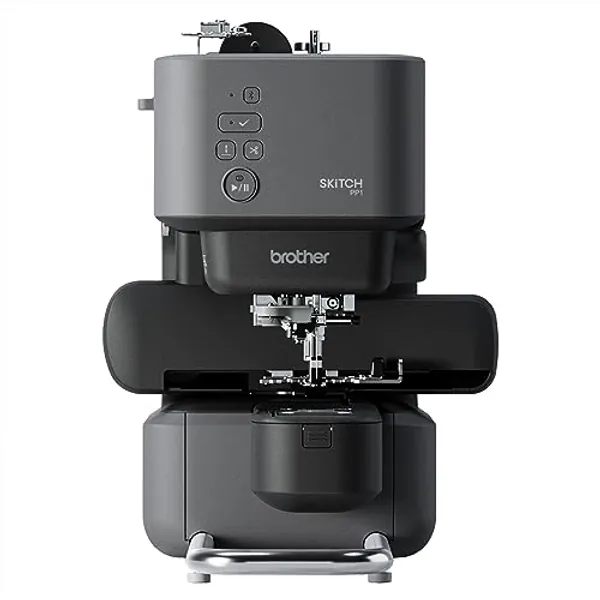 Brother Skitch Single-Needle Embroidery Machine, Powered by Artspira, 4” x 4” Embroidery Area, Bluetooth Connected