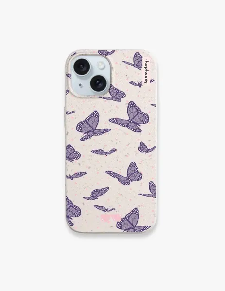 Sweet Butterflies Plant-based iPhone Case