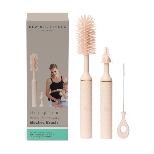 New Beginnings Electric Cleaning Brush | Utensils | Baby Bunting AU