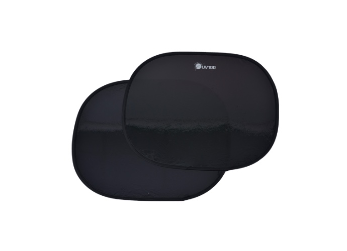 Car Sun Shades (2 Pack) UPF50+ | Black / F