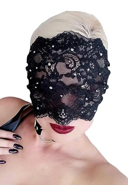 Black Lace Mask Masquerade mask for women Wedding Burlesque Dance Prom Face veil blind mask masquerade Eyemask Venetian Sexy masks for women adult halloween mask 0086