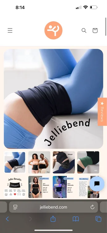 Jellybend lower back compression 