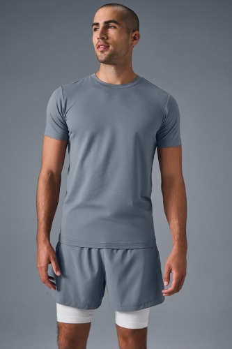 Conquer Reform Crewneck Short Sleeve - Steel Grey | Steel Grey / L