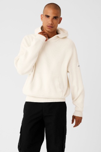 Scholar Hooded Sweater - Ivory | Ivory / M