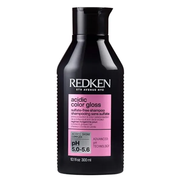 Redken Acidic Color Gloss Sulfate-Free Shampoo for Color Protection and Shine To Help Extend Color & Shine for Color-Treated Hair