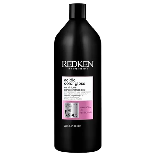 Redken Acidic Color Gloss Conditioner for Color-Treated Hair with Color Protection | To Help Prolong Hair Color and Add Shine