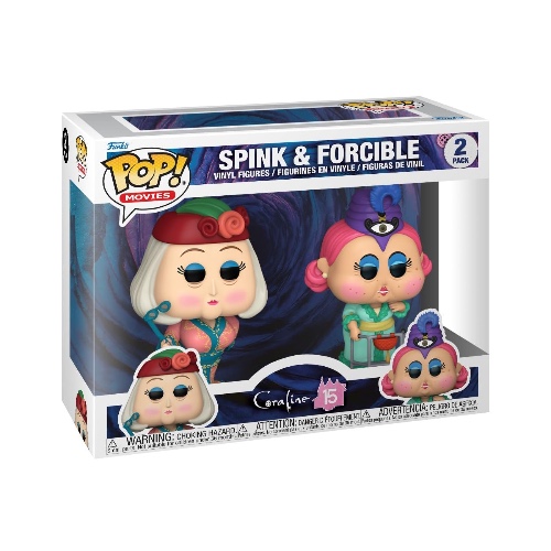 FUNKO POP! Movies: Coraline - Spink & Forcible 2-Pack (15th Anniversary)