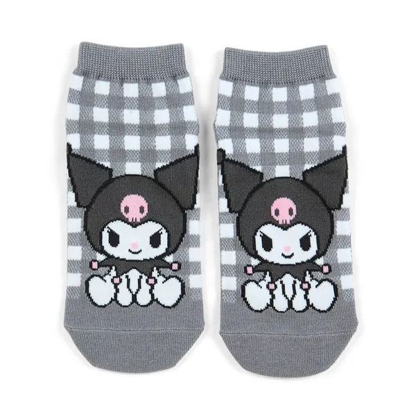 Kuromi Checkered Ankle Socks