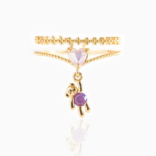 Stackable Babydoll Rings - Bear