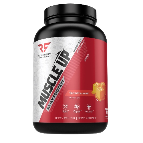 Muscle Up Whey Protein (2lb) - Salted Caramel