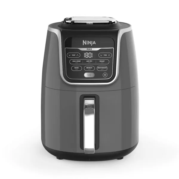 Ninja Air Fryer Max [AF160UK] 5.2 Litres, Grey and Black