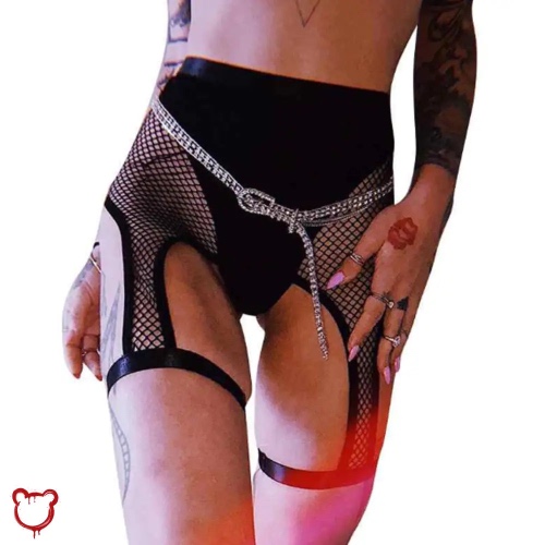 Lethal Black Waist Shorts - S