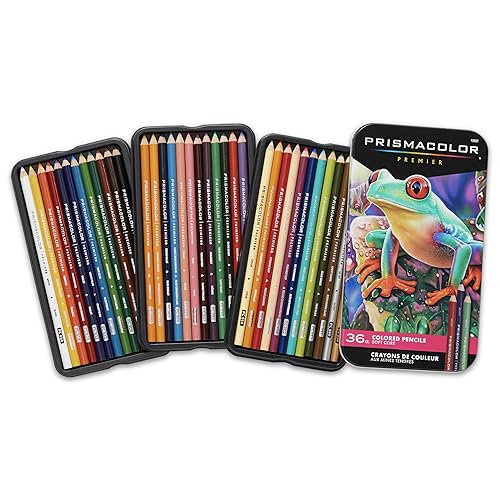 Prismacolor Premier Colored Pencils, Soft Core, 36 Count - 36 Count (Pack of 1) - Pencil