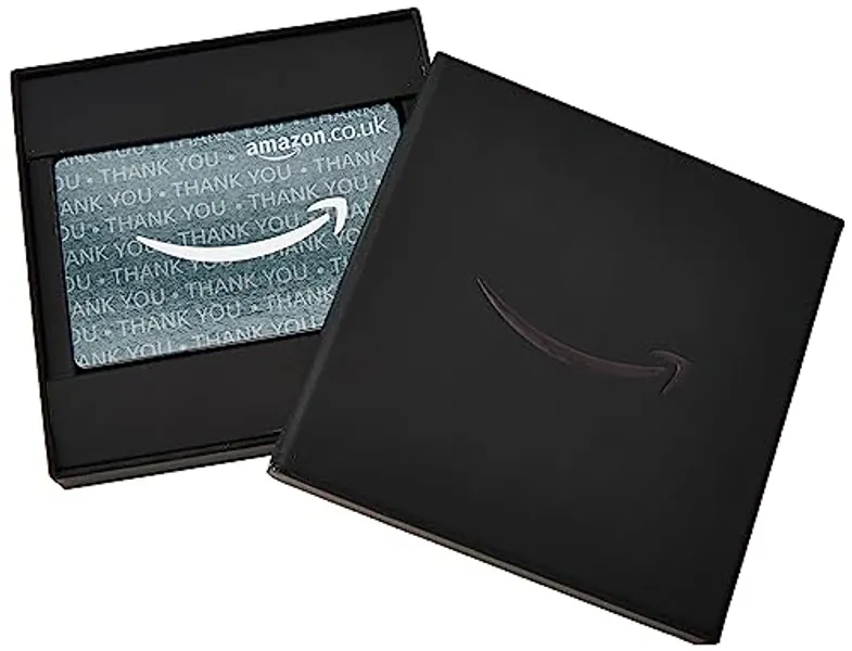 Amazon.co.uk Gift Card for Custom Amount in a Black Box - FREE One-Day Delivery