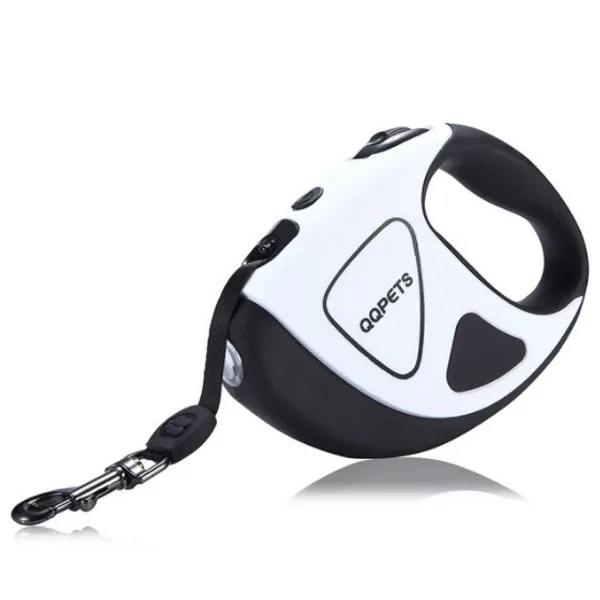 Retractable Dog Leash with Bright LED Flashlight