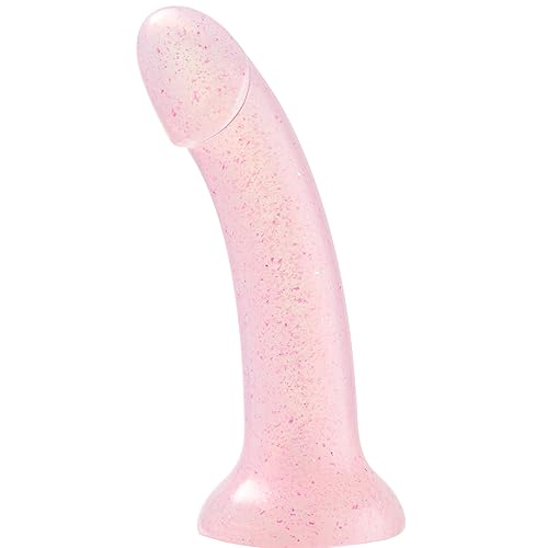 7 in Silicone Realistic Dildo for Beginners,Small Pink Penis Toy for Vaginal Anal Play,Adult Sex Toy for Clitoris G-spot Prostate Stimulation,Strong Suction Cup for Women Men Hands-Free Masturbation - Pink