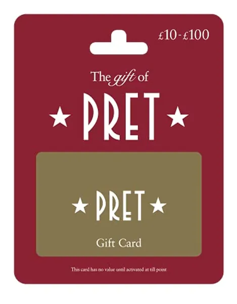 Pret A Manger Gift Card - Delivered by Post