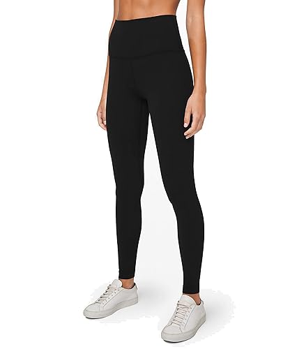 Lululemon Align Full Length Yoga Pants - High-Waisted Design, 28 Inch Inseam - Black - 4