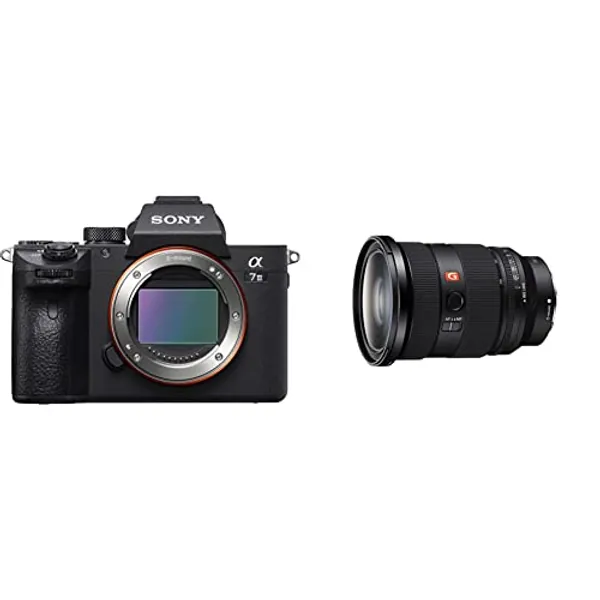 Sony a7 III ILCE7M3/B Full-Frame Mirrorless Interchangeable-Lens Camera with 3-Inch LCD, Body Only,Base Configuration,Black & Sony FE 24-70mm F2.8 GM II Lens