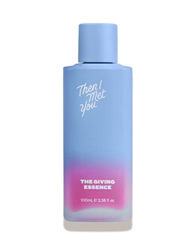 Then I Met You The Giving Essence, Hydrating and Brightening Face Treatment with Niacinamide & Fermented Ingredients, Vegan & Clean Skincare, 3.38 oz