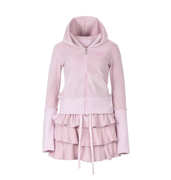 Cotton candy velour set-up (baby pink)