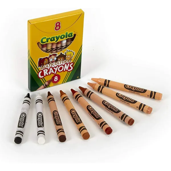Crayola 8 Ct Multicultural Crayons