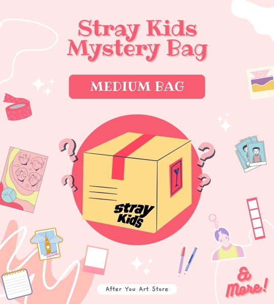 Stray Kids Mystery bias Bag, Custom Merch Gift Bag , Goodie Bag, Bookmarks,  Keychains, Stickers, Photocards, Photos, Polaroid,& More!