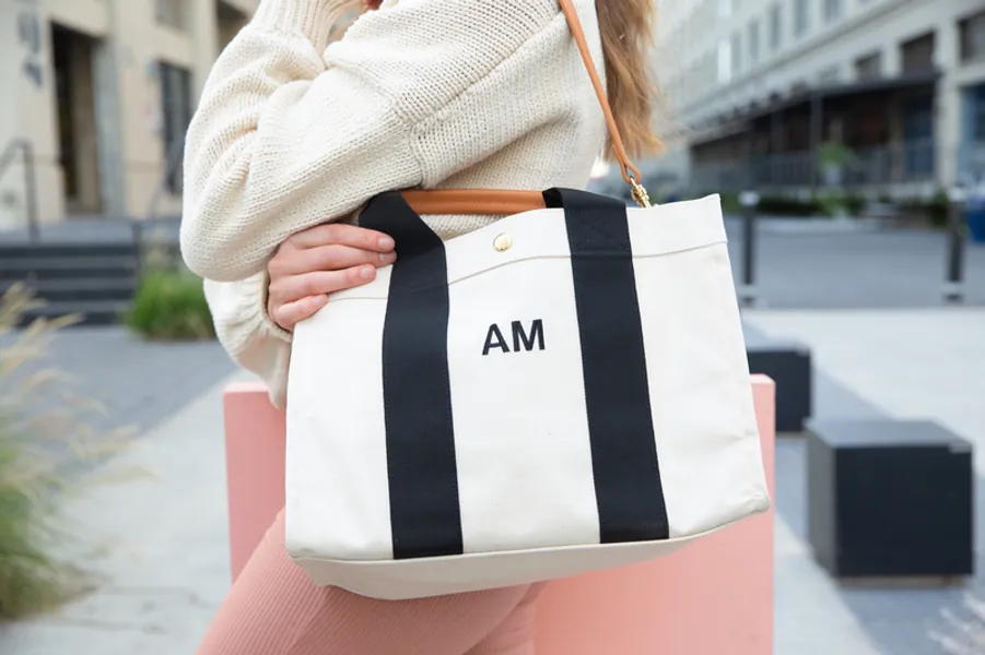 Monogrammed Kylie Tote