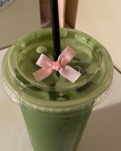 Matcha latte 🍵🌸