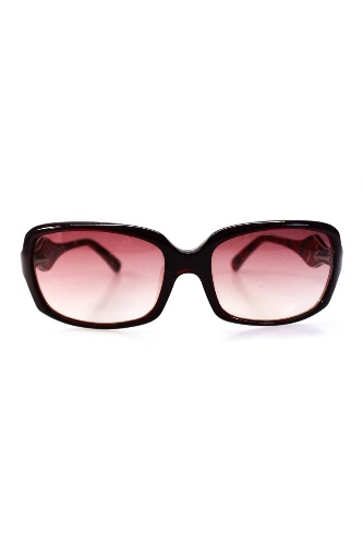 Emilio Pucci Womens Dark Red Embellished Sides Sunglasses