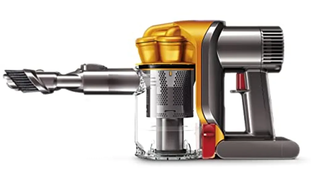 Dyson DYNDC34 Handheld Vacuum Cleaner Grey and Yellow (Renewed)