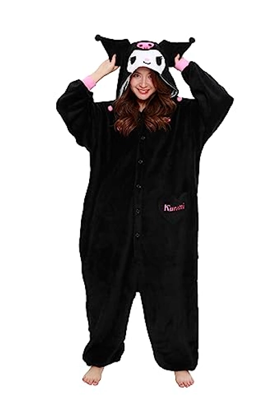 SAZAC Kuromi Kigurumi - Onesie Jumpsuit Halloween Costume