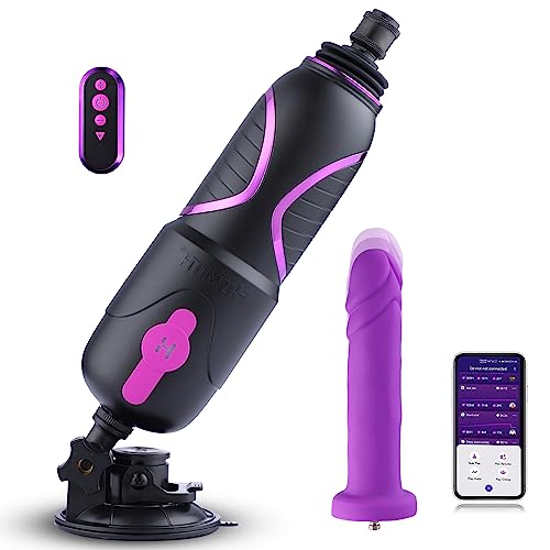 Hismith Pro Traveler 2.0, Portable Sex Machine with KlicLok System, Programmable Love Machine with Wireless Remote + APP Control - APP Portable Traveler