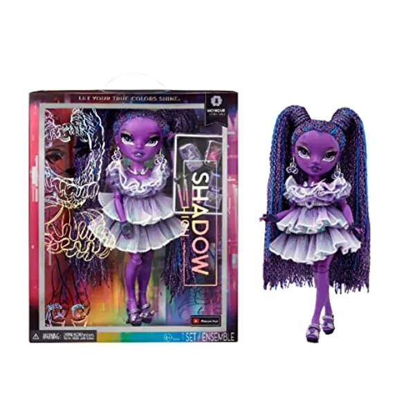 Rainbow High Shadow High Monique Verbena - Purple Fashion Doll. Fashionable Outfit & 10+ Colorful Play Accessories. Great Gift for Kids 4-12 Years Old & Collectors