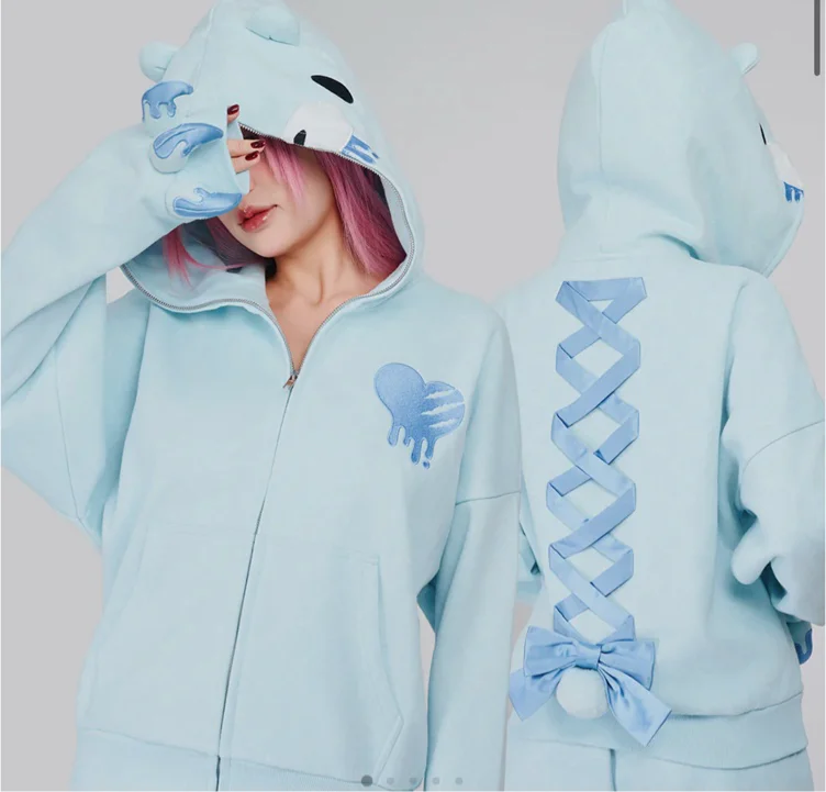 Pastel Winter Hoodie [MOEFLAVOR x Gloomy Bear]