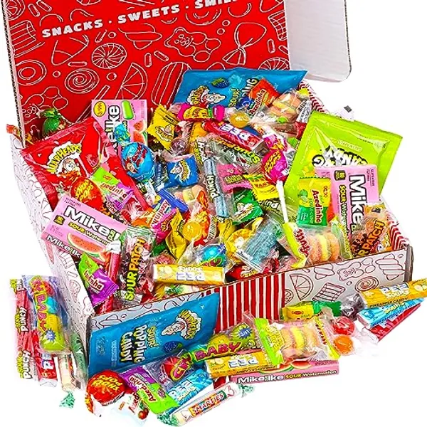 Sour Candy Variety Pack - 3 Pounds - Kids Candy Gift Box - Bulk Candy Box - Sour Candies Gift Basket - Candy Gift for Children and Adults