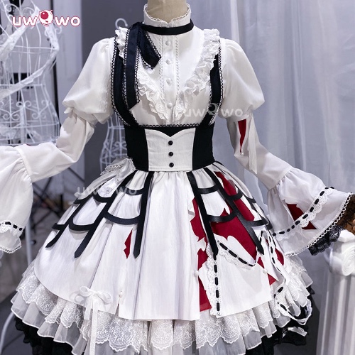 Uwowo Collab Series: Project Sekaii Akiyamaa Mizukii Mizuu5 Maid Cosplay Costume - 【Pre-sale】S