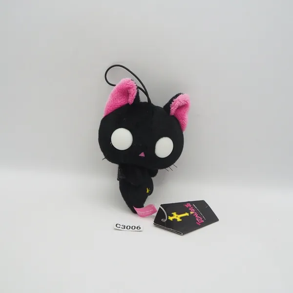 The Gothic World Of Nyanpire C3006 Black Cat Yukiusa GLAD Mascot 4&#034; Plush Toy