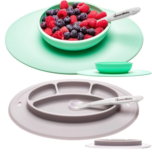 UpwardBaby Suction Bowl and Plate Placemat Set