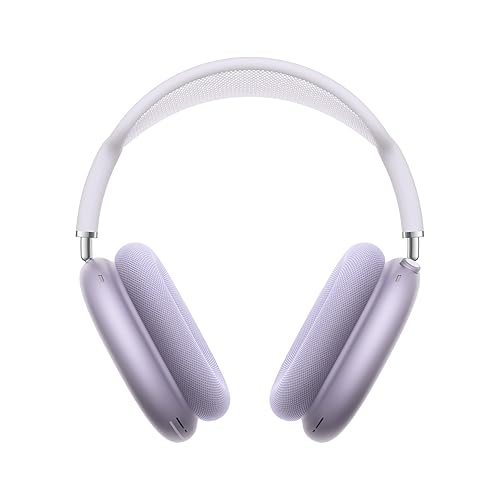 Apple AirPods Max Kabellose Kopfhörer, aktive Geräuschunterdrückung auf Pro Level, Transparenzmodus, personalisiertes 3D Audio, USB-C Ladecase, Violett - Violett - USB-C
