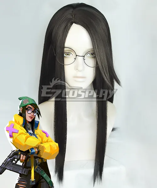 Valorant Killjoy Black Cosplay Wig