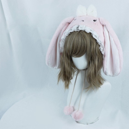 Baby Bun Lolita Bonnet - Pink