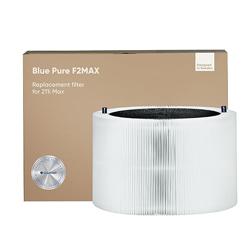 BLUEAIR Blue Pure 211i Max Genuine Replacement Filter, Blue Pure F2MAX, fits Blue Pure 211i Max Air Purifier - 211i Max Particle Filter