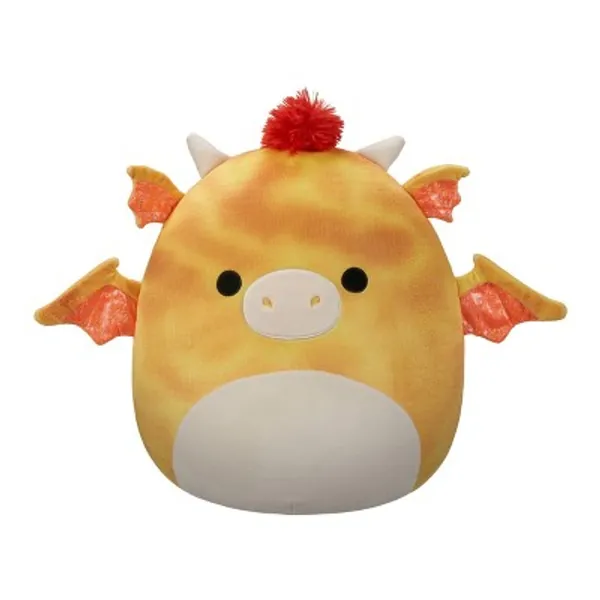Squishmallows 16" Dieric Yellow Textured Dragon with Red Hair Large Plush