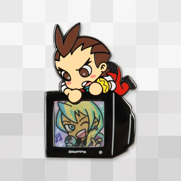 Let's Rock! Lenticular Pin