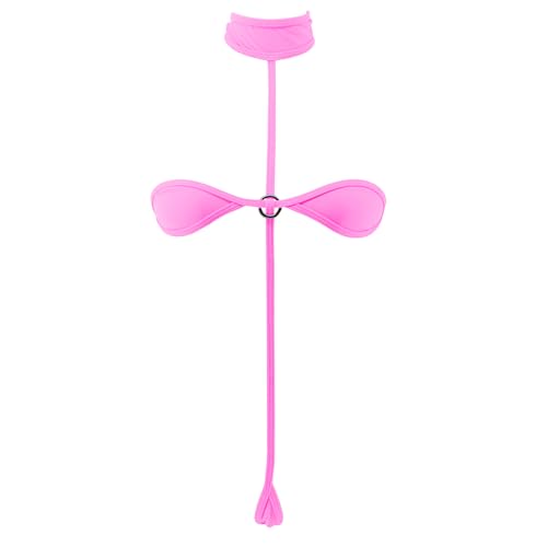 SHERRYLO Micro Sling Bikini Extreme G String Slingshot Bikinis Slutty Exotic Swimsuit Thong Bathing Suit Lingerie for Women - One Size - 17112-pink