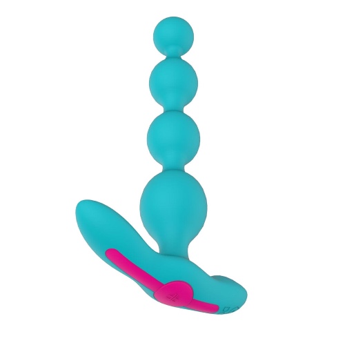 FemmeFunn Funn Beads Vibrating Anal Beads - Aqua