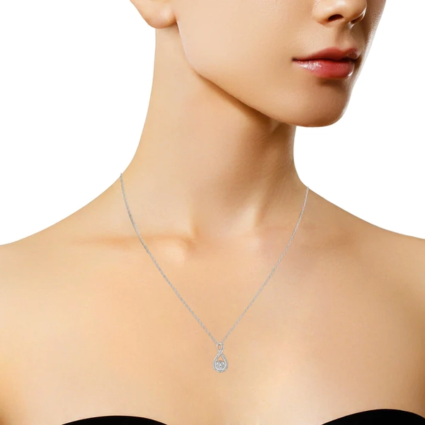 Diamond Accent Infinity Pendant Necklace