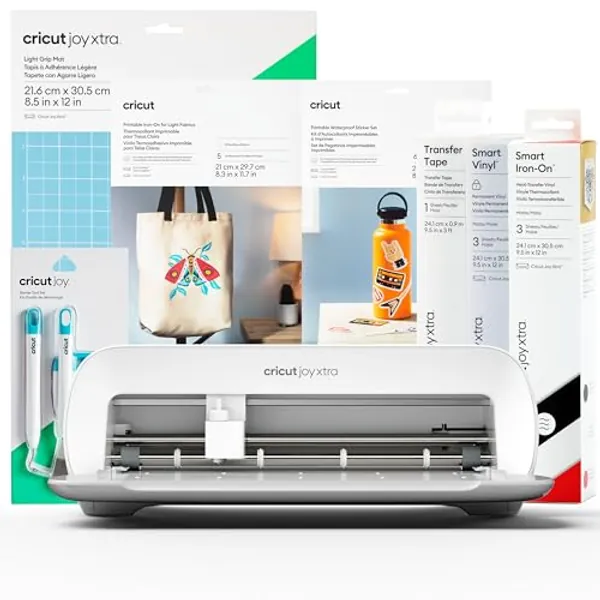 Cricut Joy Xtra | Smart Cutting Machine Starter Bundle | 2024 Edition